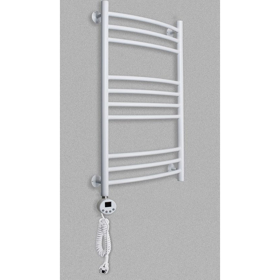 Полотенцесушитель электрический Domoterm Калипсо БЕЛ П10 500х800 мм EL, белый - фото 2