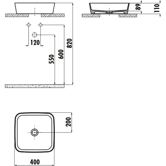 Раковина-чаша Creavit Loop 40 см LP040 - фото, картинка 2 Раковина-чаша Creavit Loop 40 см LP040 - фото 2