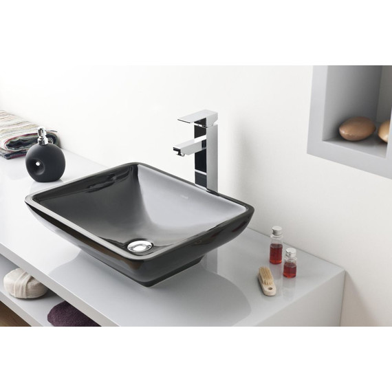 Раковина-чаша Creavit Tina 50 см TP140.4, черный - фото, картинка 2 Раковина-чаша Creavit Tina 50 см TP140.4, черный - фото 2