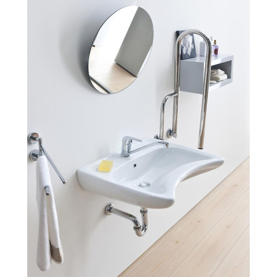 Откидной поручень для раковины и унитаза Creavit TB110 - фото 6