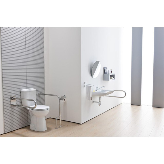 Откидной поручень для раковины и унитаза Creavit TB110 - фото 4