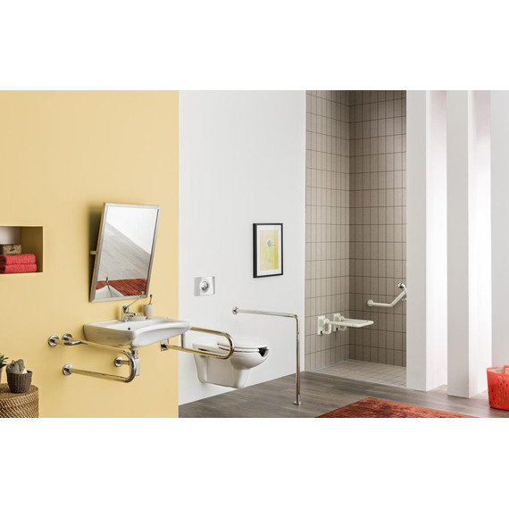 Откидной поручень для раковины и унитаза Creavit TB110 - фото 3