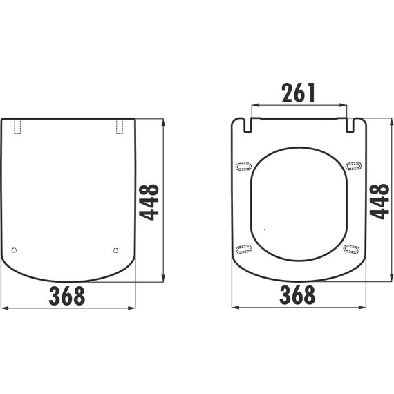 Сиденье с крышкой для унитаза Creavit Elegant микролифт KC5030 - фото 2