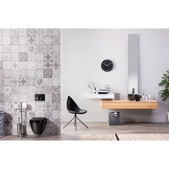 Унитаз подвесной Creavit Single TP325.40100, черный - фото 3