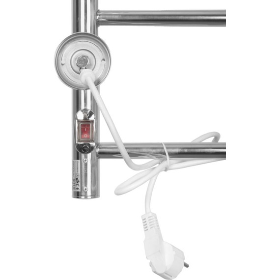 Полотенцесушитель электрический Domoterm Аврора с полкой П10 500х900 мм (возможность скрытого подключения) EK R - фото 3