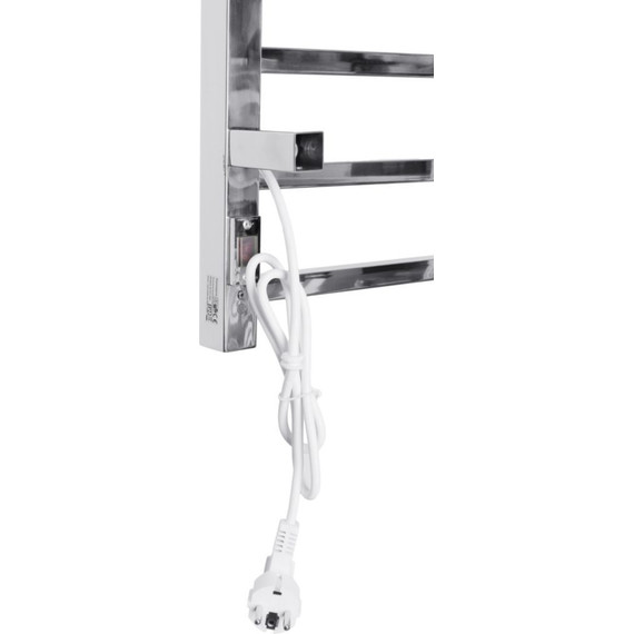 Полотенцесушитель электрический Domoterm Квадро П10 530х860 мм (возможность скрытого подключения) EK R - фото 2