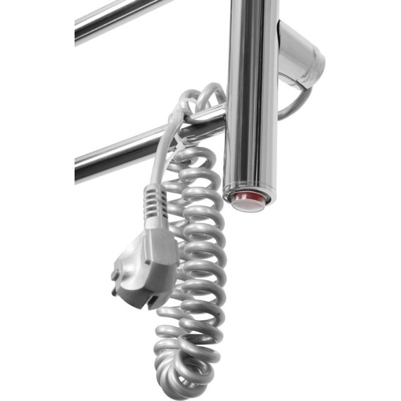 Полотенцесушитель электрический Domoterm Аврора П10 500х900 мм (возможность скрытого подключения) EK R - фото 3