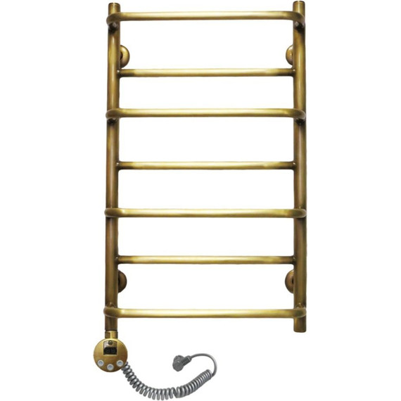 Полотенцесушитель электрический Domoterm Орфей АБР П7 400х700 мм EL, цвет античная бронза - фото 2