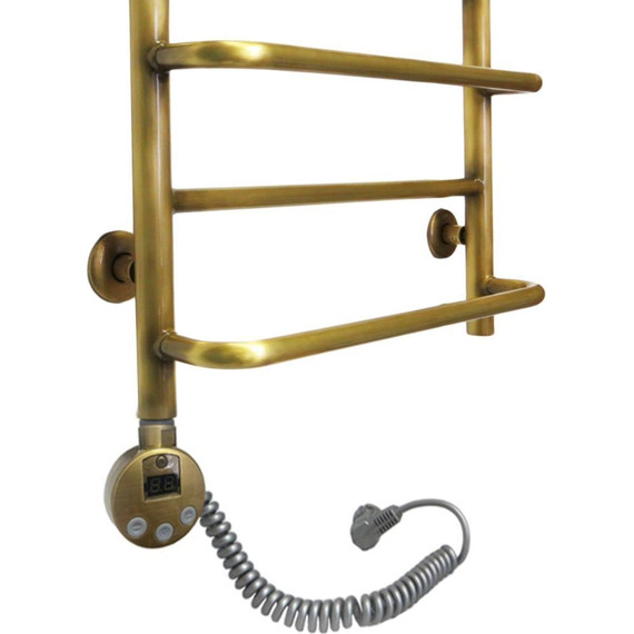 Полотенцесушитель электрический Domoterm Орфей АБР П5 500х700 мм EL, цвет античная бронза - фото 3