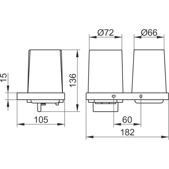 Дозатор для жидкого мыла со стаканом Keuco Edition 11 11153019000 - фото 2
