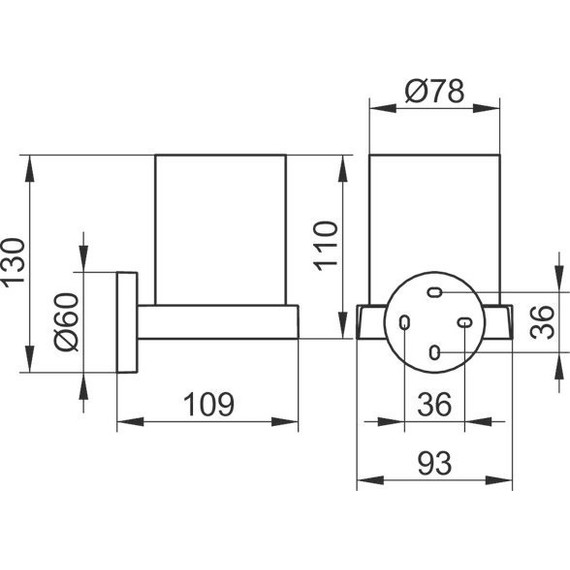 Стакан для зубных щеток Keuco Edition 90 19050019000 - фото 7