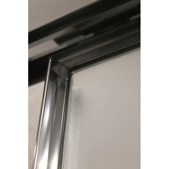 Душевое ограждение Cezares 120x100 см ANIMA-W-RH-2-120/100-P-Cr-R, хром/матовое - фото 2