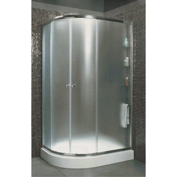 Душевое ограждение Cezares 120x90 см ANIMA-W-RH-2-120/90-P-Cr-R, хром/матовое - фото 