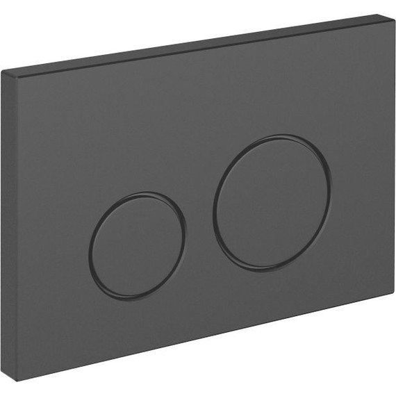Кнопка смыва Cersanit Twins A63525, черный матовый - фото, картинка 2 Кнопка смыва Cersanit Twins A63525, черный матовый - фото 2