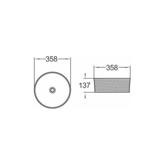 Раковина-чаша Comforty 35 см 103MB, черный матовый - фото 5