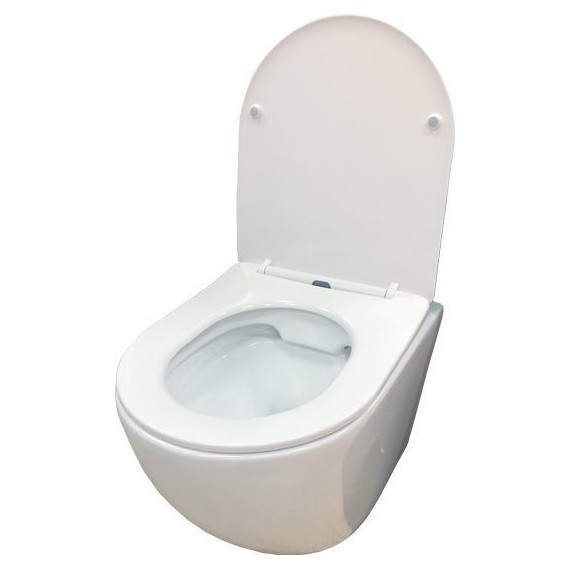 Унитаз подвесной безободковый Comforty 103 с крышкой микролифт - фото 2