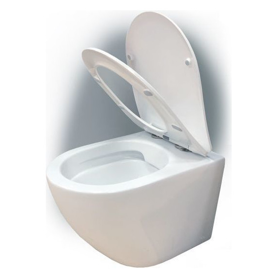 Унитаз подвесной безободковый Comforty 103 с крышкой микролифт - фото 4