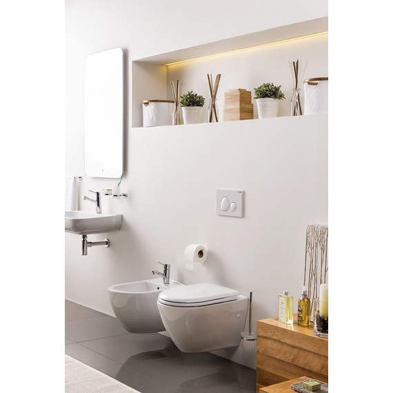 Кнопка смыва Creavit Spa GP7001.00, белый - фото 2