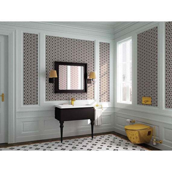 Унитаз подвесной Creavit Terra TP325.00110, золото - фото 3