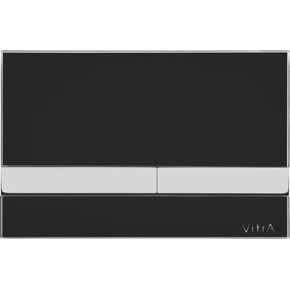 Кнопка смыва Vitra Select 740-1101, черный глянцевый/хром - фото 