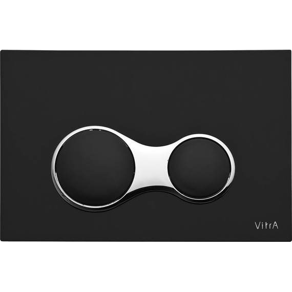 Кнопка смыва Vitra Sirius 740-0411, черный матовый - фото 