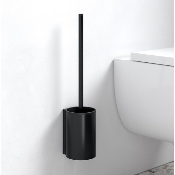 Ёршик для унитаза Keuco Plan 14972370200, цвет чёрный матовый - фото 4