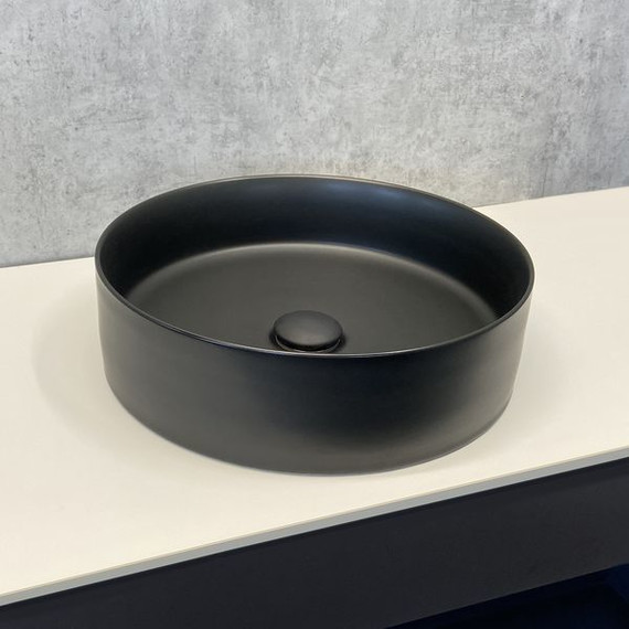 Раковина-чаша Comforty 39 см 9110MB, черный матовый - фото 2
