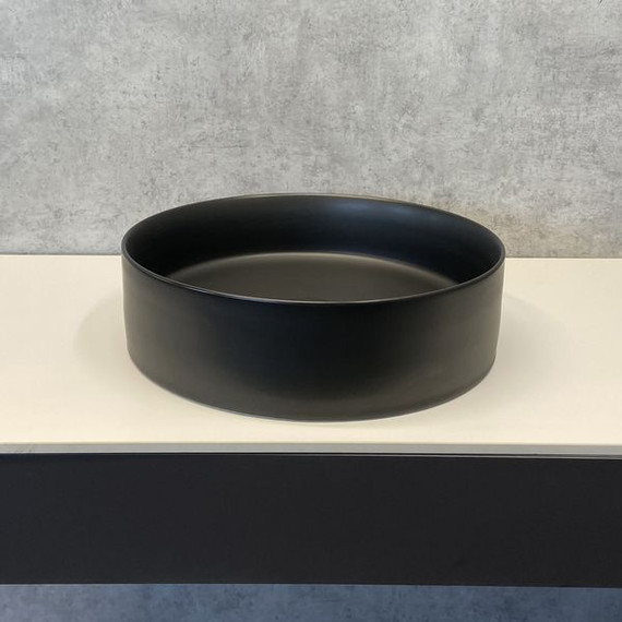 Раковина-чаша Comforty 39 см 9110MB, черный матовый - фото 3