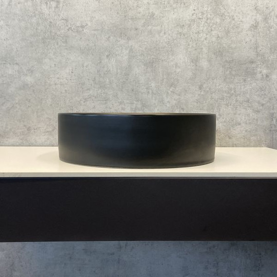 Раковина-чаша Comforty 39 см 9110MB, черный матовый - фото 5