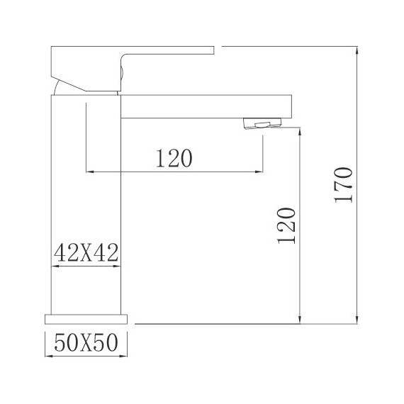 Смеситель для раковины Comforty FC045A-CMT, черный матовый - фото 8