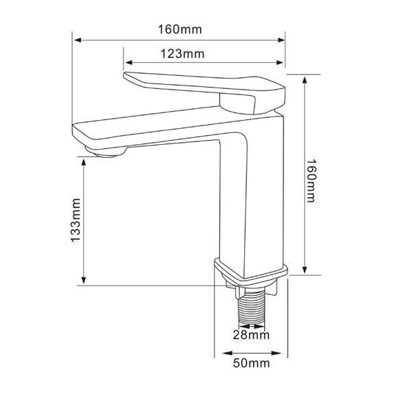 Смеситель для раковины Comforty FC071A-CMT, черный матовый, Цвет производителя: чёрный матовый - фото 7