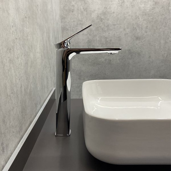 Смеситель для раковины высокий Comforty FC071B-CCT, Цвет производителя: хром - фото 2