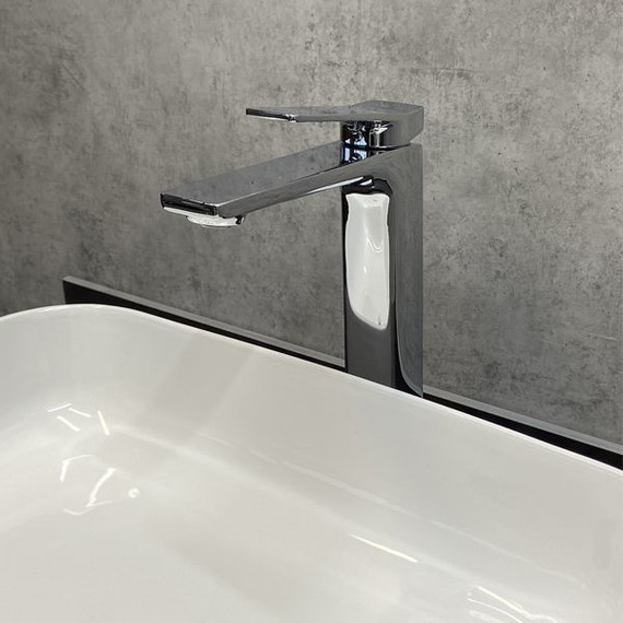 Смеситель для раковины высокий Comforty FC071B-CCT, Цвет производителя: хром - фото 3