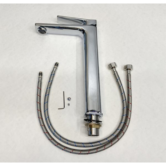 Смеситель для раковины высокий Comforty FC071B-CCT, Цвет производителя: хром - фото 6