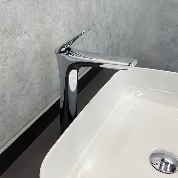 Смеситель для раковины высокий Comforty FC074B-CCT, Цвет производителя: хром - фото 3