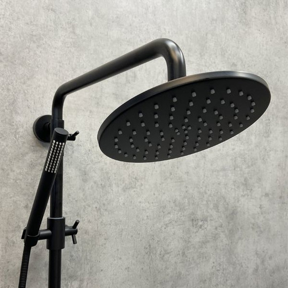 Душевая стойка Comforty FF018W-CMT, черный матовый - фото 4