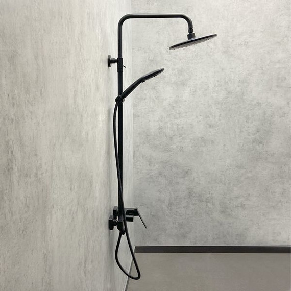 Душевая стойка Comforty FF071R-CMT, черный матовый - фото 2