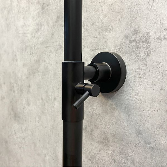 Душевая стойка Comforty FF071R-CMT, черный матовый - фото 4