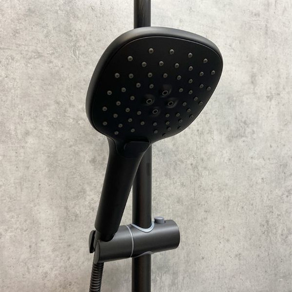 Душевая стойка Comforty FF071R-CMT, черный матовый - фото 5