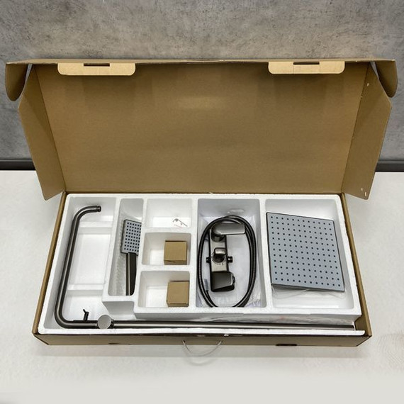 Душевая стойка Comforty FF074R-CGT, графит - фото 8