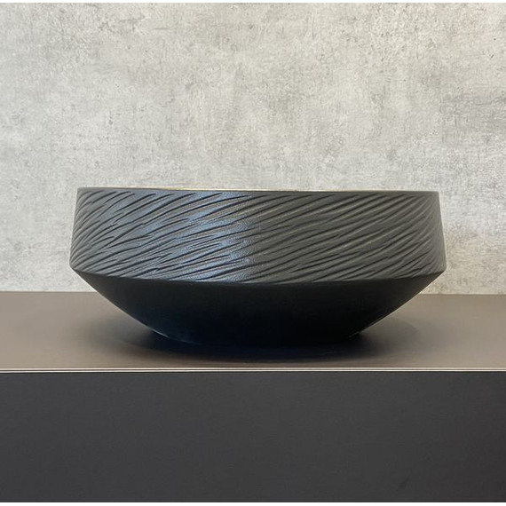 Раковина-чаша Comforty 43 см J2091, черный/бронза - фото 3