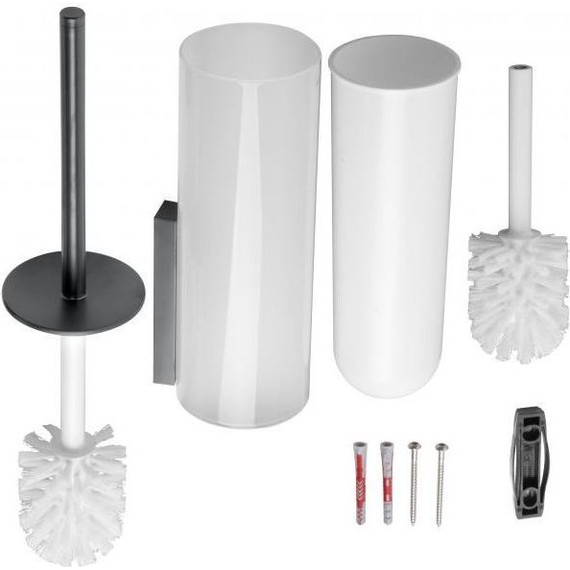 Ёршик для унитаза Keuco Edition 400 11564139000, цвет чёрный матовый - фото 5