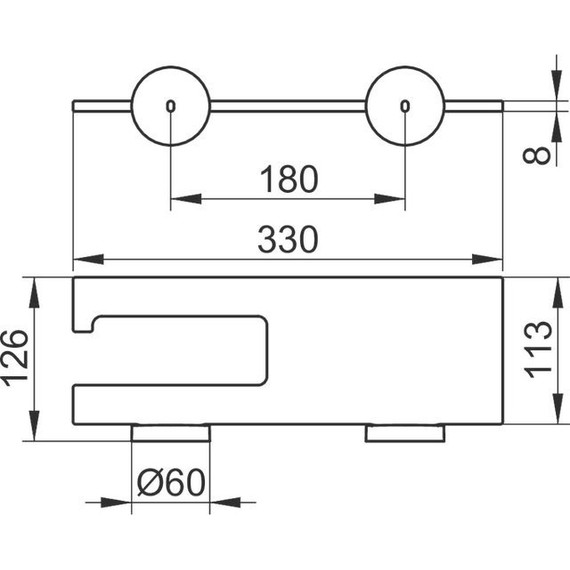 Держатель для туалетной бумаги Keuco Edition 90 19073018000 - фото 6