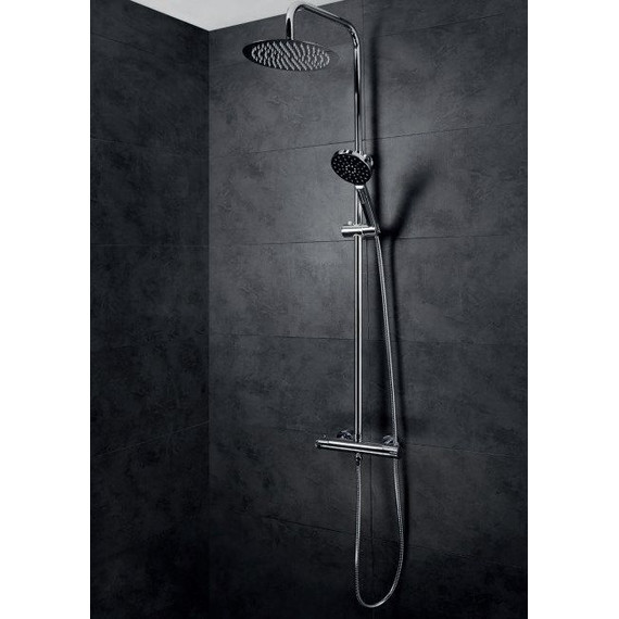 Душевая стойка с термостатом AQG Nite 20NITR25ESD02 - фото 2