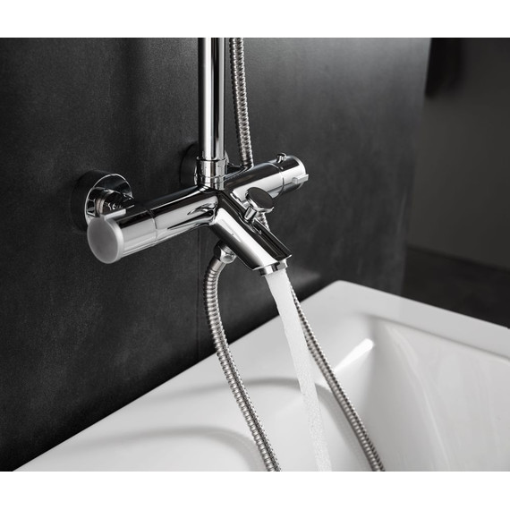 Душевая стойка с термостатом AQG Wind Blu RD 20WBR25OLB02 - фото 2