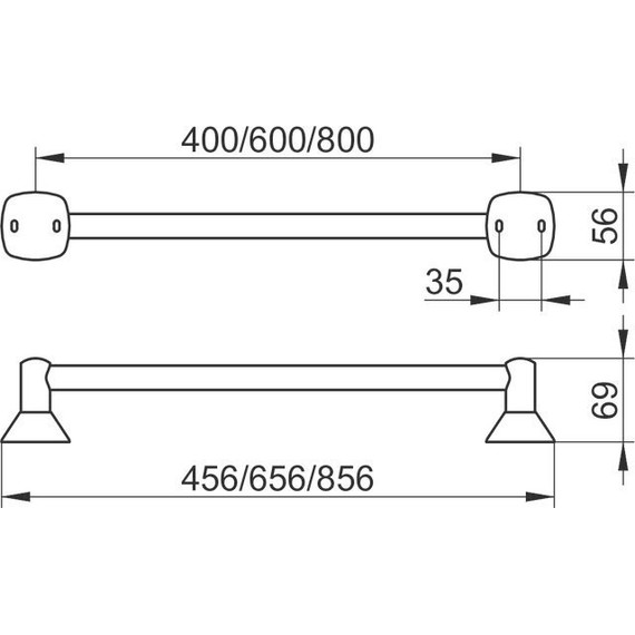 Полотенцедержатель Keuco City 40 см 02701010400 - фото 2