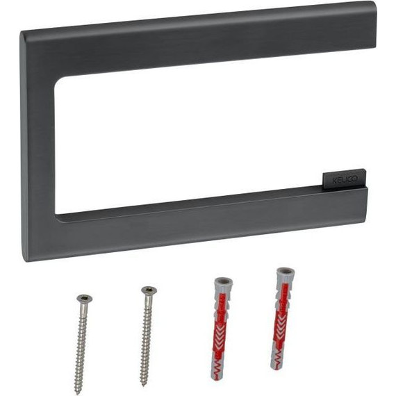 Держатель для туалетной бумаги Keuco Edition 400 11562130000, цвет хром чёрный - фото 5