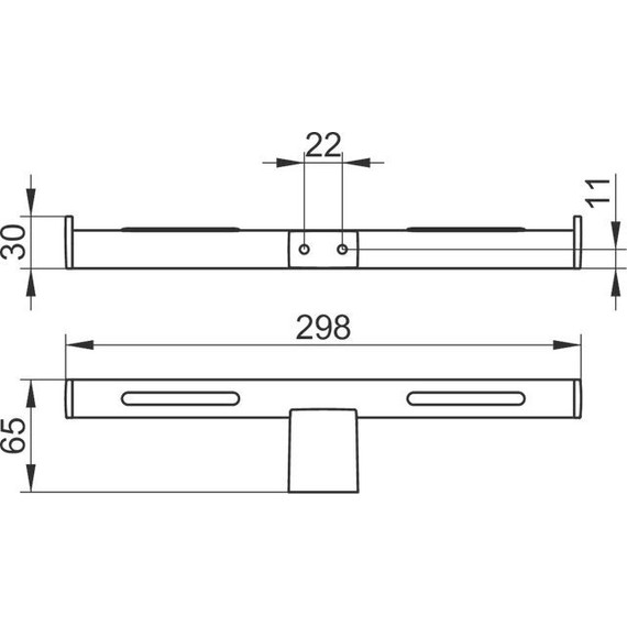 Держатель для туалетной бумаги Keuco Plan 14963010003, цвет хром - фото 4