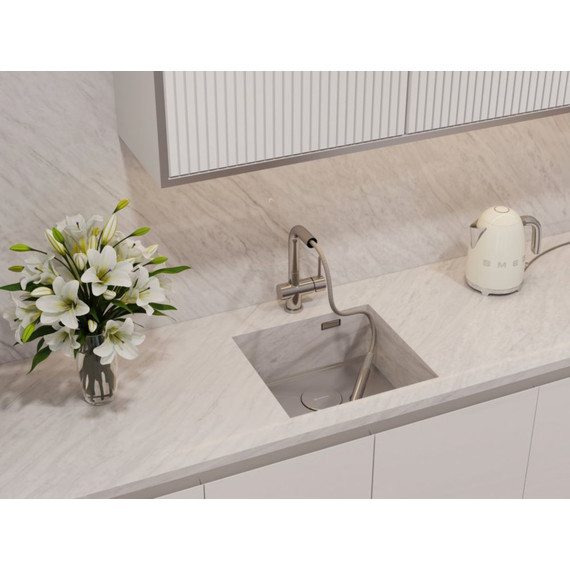 Кухонная мойка Omoikiri Kasen 48-26 INT IN (4997056) 1,2 мм, нержавеющая сталь, Цвет производителя: нержавеющая сталь - фото 3