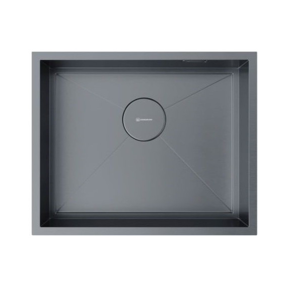 Кухонная мойка Omoikiri Kasen 54-16 INT GM (4997061) 1,2 мм, вороненая сталь, Цвет производителя: вороненая сталь - фото 